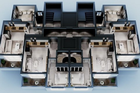 Lejlighed i Mersin, Tyrkiet Nr. 186102 - 10