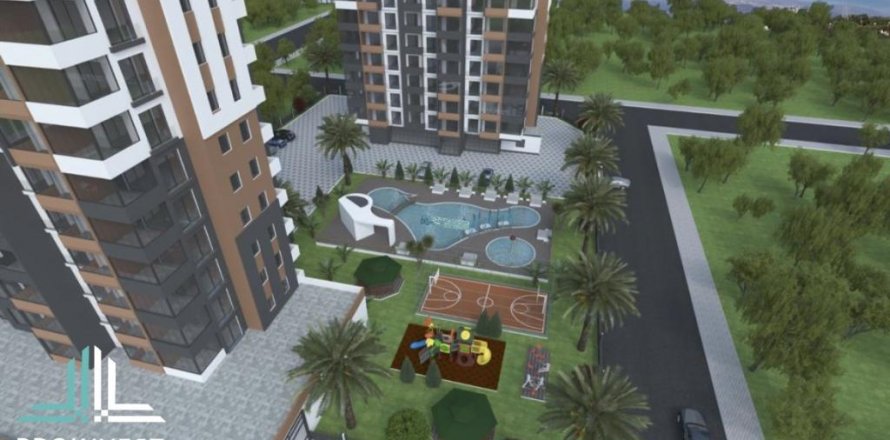 Квартира  3-х ком. в Мерсине, Турция №186101