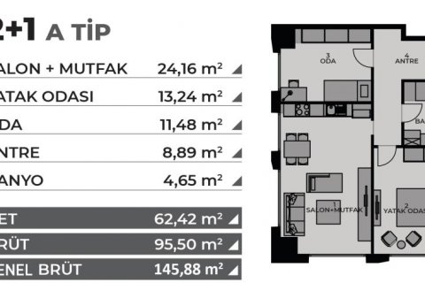 Apartment for sale  in Istanbul, Turkey, 157m2, No. 186097 – photo 25