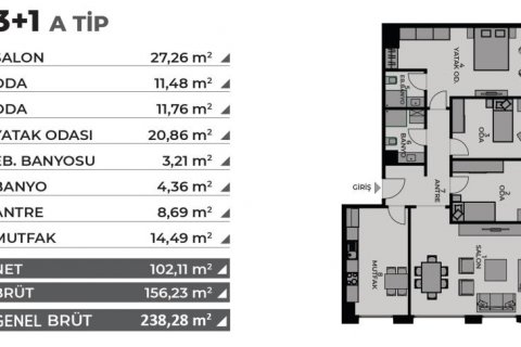 Apartment for sale  in Istanbul, Turkey, 157m2, No. 186097 – photo 29