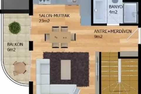 Продажа квартиры  в Аланье, Анталье, Турция 2+1, 108.5м2, №189465 – фото 26