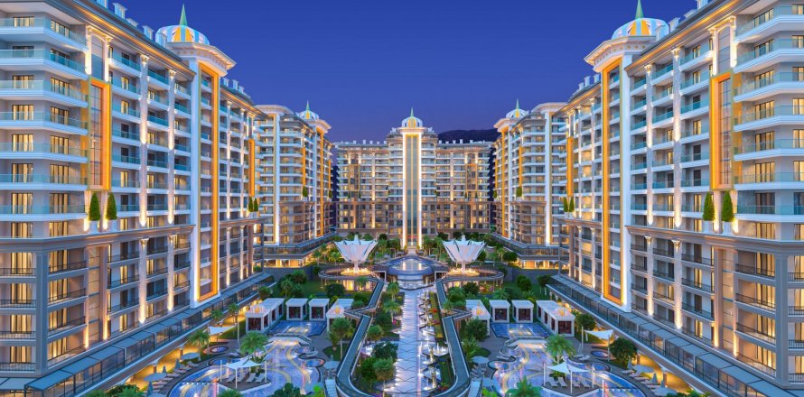 1+1 Lägenhet  i Mahmutlar, Antalya, Turkiet Nr. 186655