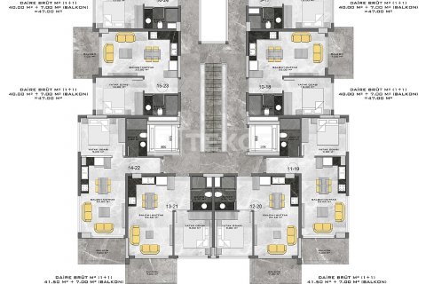 Продажа квартиры  в Аланье, Анталье, Турция 1+1, 47м2, №188062 – фото 4