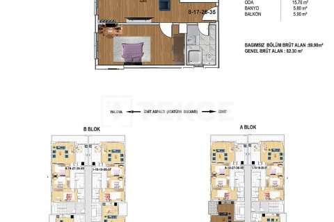 3+1 Lägenhet  i Yalova, Turkiet Nr. 188059 - 21