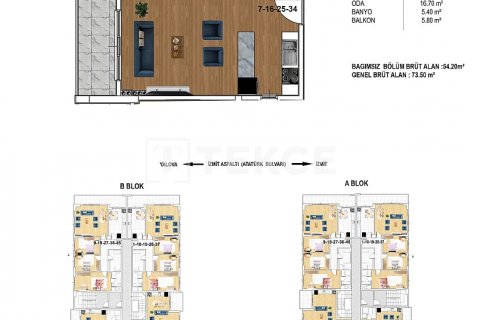 3+1 Lägenhet  i Yalova, Turkiet Nr. 188059 - 20