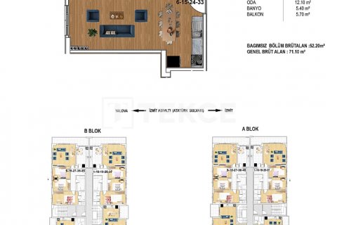 3+1 Lägenhet  i Yalova, Turkiet Nr. 188059 - 19
