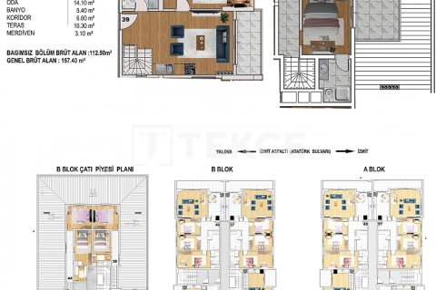 3+1 Lägenhet  i Yalova, Turkiet Nr. 188059 - 30