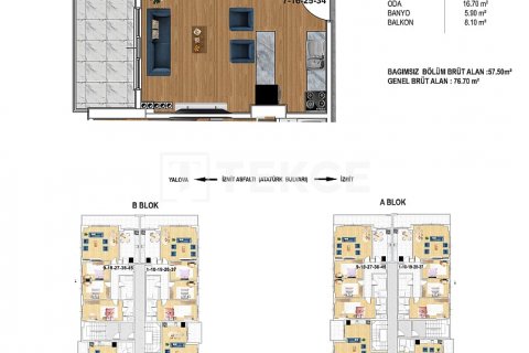 3+1 Lägenhet  i Yalova, Turkiet Nr. 188059 - 25