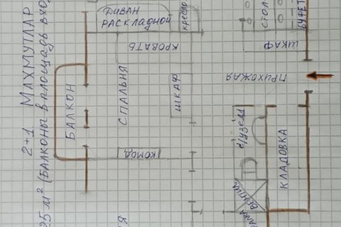 Продажа квартиры  в Аланье, Анталье, Турция 1+1, №185805 – фото 7