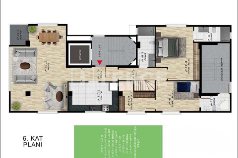 Продажа квартиры  в Стамбуле, Турция 3+1, 150м2, №185484 – фото 2