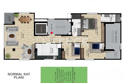 Продажа квартиры  в Стамбуле, Турция 3+1, 150м2, №185484 – фото 4