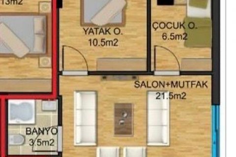 Продажа квартиры  в Анталье, Турция 2+1, 65м2, №193069 – фото 3