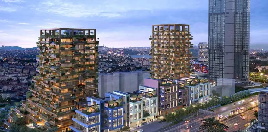 Квартира  5-х ком. в Стамбуле, Турция №193068