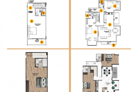 Lejlighed  i Alanya, Antalya, Tyrkiet Nr. 186238 - 16
