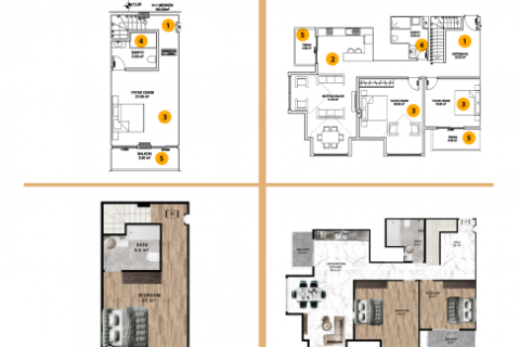 Lejlighed  i Alanya, Antalya, Tyrkiet Nr. 186238 - 18