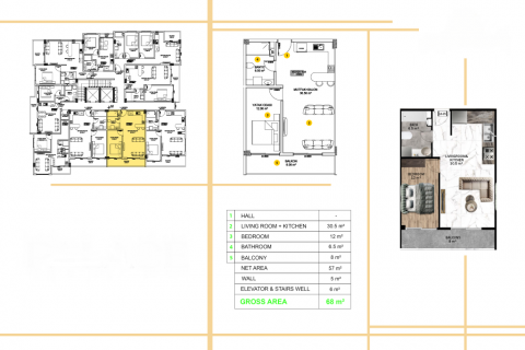 Lejlighed  i Alanya, Antalya, Tyrkiet Nr. 186238 - 22