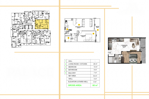 Lejlighed  i Alanya, Antalya, Tyrkiet Nr. 186238 - 20