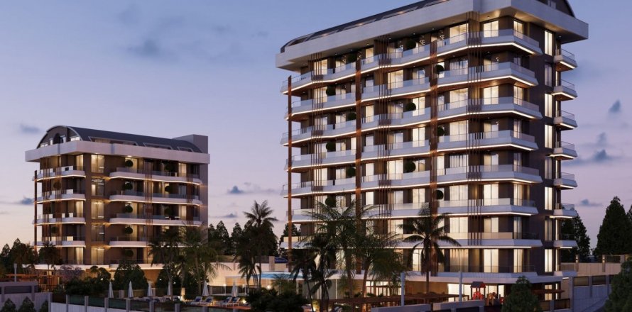 Dubleks daire  1+1  Demirtaş, Alanya, Antalya, Türkiye №193273