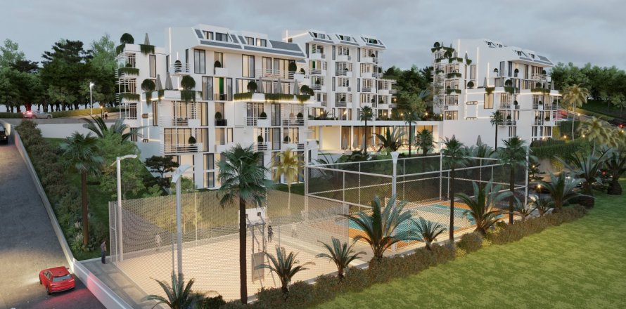 1+1 Lägenhet  i Alanya, Antalya, Turkiet Nr. 185816