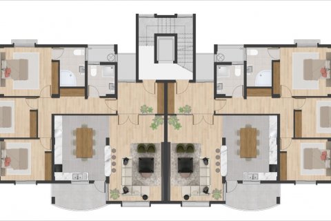 Продажа квартиры  в Фамагусте, Северный Кипр 4 комн., 125м2, №210810 – фото 19