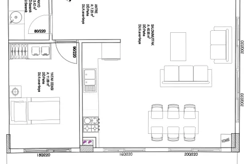 3+1 Leilighet i Aksu, Antalya, Tyrkia Nr. 189528 - 18