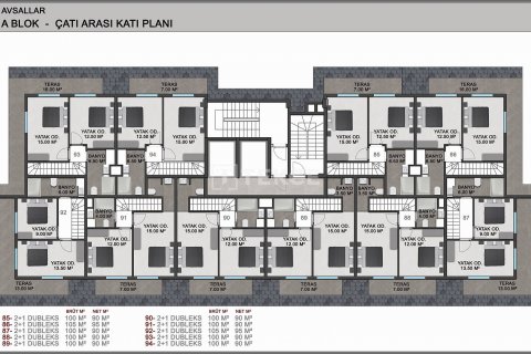 آپارتمان در  Alanya ، ترکیه 1 خوابه ، 65 متر مربع.  شماره 46034 - 30